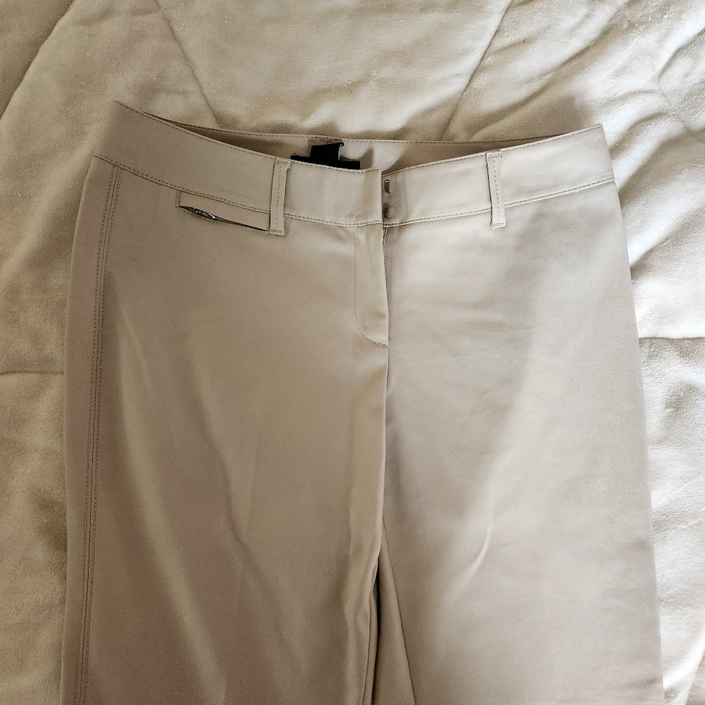 🩷 WHBM Perfect Form Crop Pants Cropped Leg - Picture 2 of 3